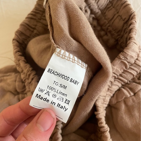 Beachwood Baby Linen Seashell Shorts - Picture 4 of 4